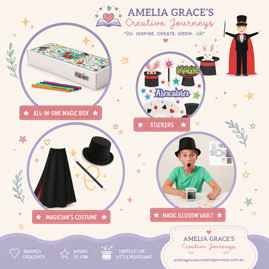 Magician’s Tricks Activity Bundle Pack for kids magic activities