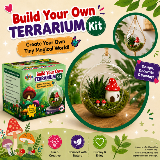 Build Your Own Terrarium Kit kids nature craft activity