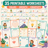 Value Building Worksheets Volume 1 Higher Values resources