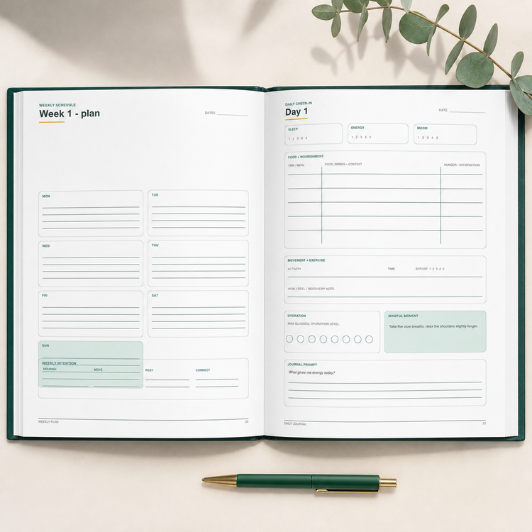 365 day wellness journal wellness planner
